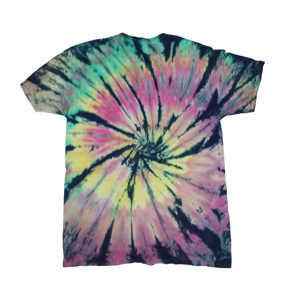 Saint Christopher Saint Laurent Graphic T-Shirt Rainbow Tie Dye Parody Tee - M - Picture 3 of 4